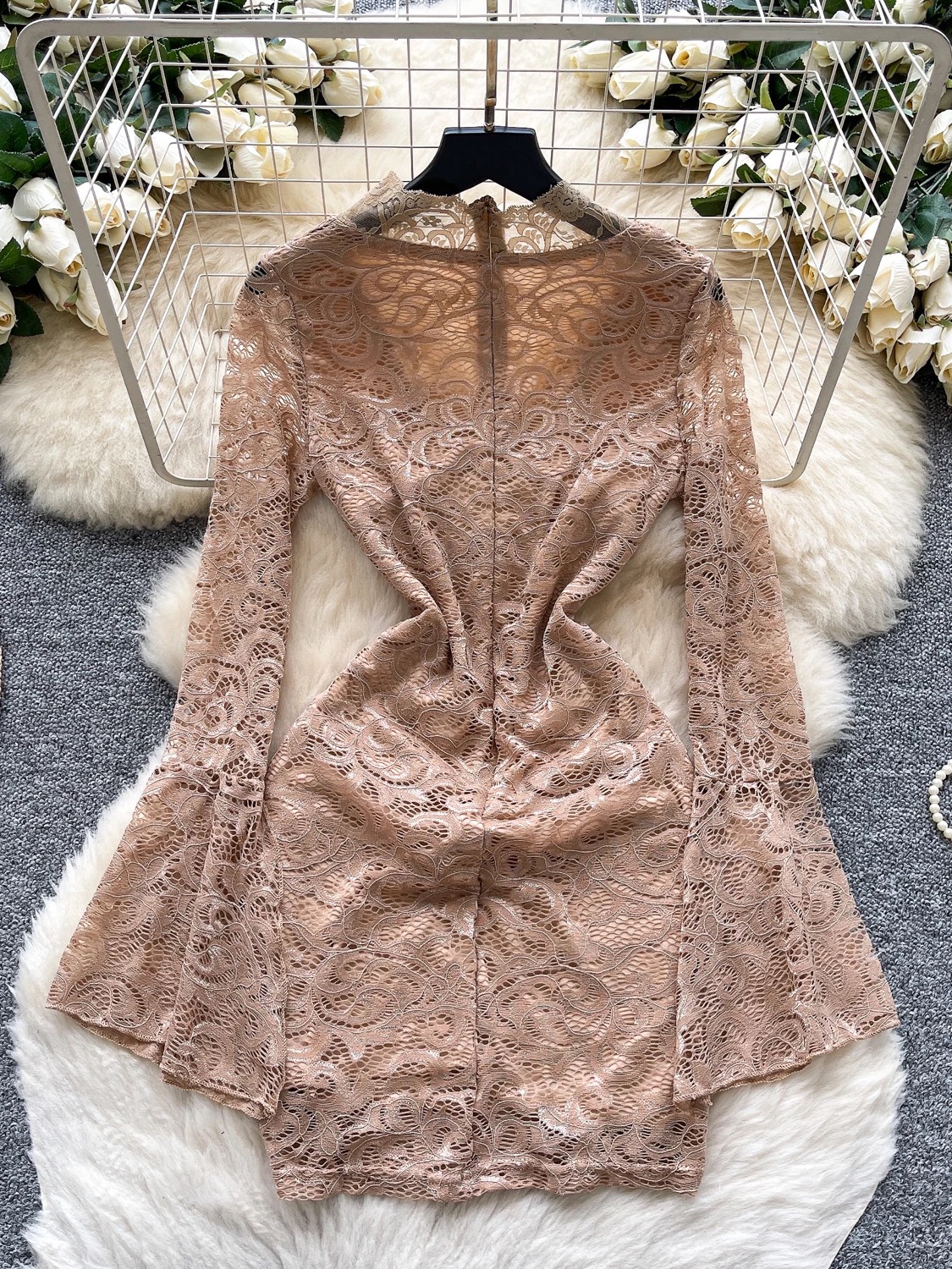 Here for the thrill lace dress CBC1407 images